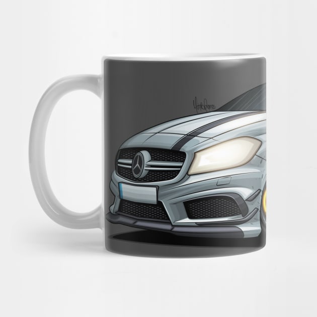 Mercedes A45 AMG by Mario Ramos Rally Art